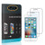 CUSKING Screen Protector for iPhone 6 Plus/iPhone 7 Plus/iPhone 8 Plus, Crystal Clear Tempered Glass Screen Protector for iPhone 6 Plus/iPhone 6s Plus, Bubble Free, Fingerprint Proof, 2 Pack