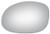 Flat Driver Left Side Replacement Mirror Glass for 2001-2010 Chrysler Pt Cruiser