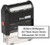 ExcelMark Custom Self Inking Rubber Stamp - Home or Office A1848 - 3 Lines