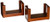 Thirstystone Wood Finish Upright Ambiance Holder, Cherry