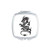 Dragon Animal Art Grain Outline Mirror Portable Compact Pocket Makeup Double Sided Glass