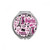 Dressing Lady France Eiffel Tower Pink Hand Compact Mirror Round Portable Pocket Glass