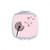 Flowers Plants Dandelion Outline Square Mirror Portable Compact Pocket Makeup Double Sided Glass