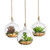 Yardwe Glass Planters Wall Hanging Clear Planters Hanging Glass Terrarium Glass Ball Vase for Flower Plants Succulent
