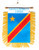 Congo Democratic Rep of Current - Window Hanging Flag