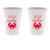 Red Crab Let's Get Crackin Frost Flex Plastic Cups - 10 count