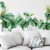 Eutecado Tropical Wall Decals Palm Leaf Wall Stickers for Living Room, Green Plants Wall Decor Posters Vinyl Peel and Stick Art Murals for Bedroom Nursery Office