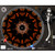 Orange Rush - DJ Turntable Slipmat 12 inch