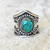 Bella Jewelry Shop Women Men 925 Silver Ring Gift Gemstone Turquoise Wedding Engagement Size 6-10 10