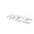 Phi Sigma Sigma Sorority White Letter Sticker Decal Greek 2 Inches Tall for Window Laptop Computer Car Phi Sig