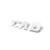 Sigma Lambda Beta Fraternity White Letter Sticker Decal Greek 2 Inches Tall for Window Laptop Computer Car
