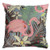 SPXUBZ Funny Flamingo Birds with Palm Leaves Pillow Cover Decorative Home Decor Nice Gift Square Indoor Pillowcase Size 22x22 InchTwo Sides
