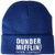 The Office Dunder Mifflin Paper Company Cuffed Knit Hat Blue