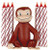 Curious George Birthday Candle Set
