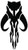 YWS Vinyl Stickers Decals - Mandalorian Skull - Stickers Laptop Car Truck Window Bumper Home Decor SMA3934
