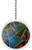 Geometric Stained Glass Solid Ceramic Fan Pull