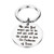 BEKECH Inspirational Gifts Be Who God Meant You To Be and You Will Set The World On Fire Keychain Faith Jewelry Best Friend Encouragement Gift silver