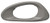 Parts N Go 2002-2009 Chevy Trailblazer Door Handle Bezel Trim Black Passenger Front Interior Right Hand - 25894585, 25894591