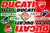 Ducati Decals Stickers Motorcycle Vinyl Graphic Set