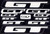 GT Decals Stickers Bicycle Frame Replacement Graphic Set