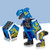 OLOPE Children's Hobby Dinosaur Deformation Robot, Transforming Dinosaur Toys, Dinosaur Transform Car Toy Automatic Dinosaur Dino,Car Model Gift for Kids Aged 3plus  D