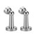Magnetic Door Stop Magnetic Door Catch Stainless Steel Magnetic Door Holder Soft-Catch Catch Doors Stopper Heavy Duty Conceal Screw Floor Mount 2 Pack