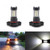 Dantoo 2pcs Extremely Bright 5201 5202 PS19W LED Fog Light Bulbs 6000K 16 SMD LED Bulbs Fog Light Lamp Replacement For DRLOr Fog Lights Xenon White