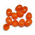 Orange Plastic 2.25" Easter Eggs - 100 Eggs Pack