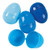Fun Express - Blue Plastic Eggs 144pc for Easter - Party Supplies - Containers  and  Boxes - Plastic Containers - Easter - 144 Pieces