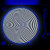 Black Hole - DJ Turntable Slipmat 12 inch GLOW glows under black light