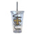 NFL New Orleans Saints Tumbler with Swirl Straw, 16-ounce
