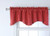 Stylemaster Home Products Renaissance Home Fashion Boxwood Lined Scalloped Valance with Cording, 52 by 17-Inch, Brick