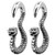 Jewseen 2pcs Snake Earring Piercings Tunnels Taper Spiral Swirl Flesh Expander Stretcher Ear Gauge Plugs