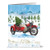 Note Card Cafe Christmas Card Assortment with Envelopes  24 Pack  Blank Inside, Glossy Finish  Motorcycle Sidecar with Tree  Set for Holidays, Winter, Gifts, Presents, Secret Santa, Work Parties