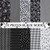10 Pieces Fat Quarters Cotton Fabric 19.8 x 19.8 Inch Black Series Floral Cotton Fabric Craft Fabric Bundle Squares Printed Sewing Quilting Patchwork Pre-Cut Fabric for DIY Scrapbooking Artcraft