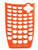 Guerrilla Orange Faceplate For Texas Instruments TI 84 Plus C Silver Edition Color Graphing Calculator