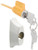 Prime-Line Products 152513 Sliding Door Keyed Locking Unit, White Diecast
