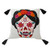 Blissliving Home 14877018X018MUL Craneo 18-Inch by 18-Inch Pillow, Multi
