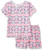 Hello Kitty Girls Sleeve Short Set, Pink, 8/10