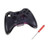 OSTENT Replacement Case Shell  and  Button Kit Compatible for Microsoft Xbox 360 Wireless Controller Color Black