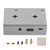 Fast Heat Dissipation Aluminium Alloy Anti-Interference Durable Shell Case, for Raspberry Pi 3Bplus /3B/2BSilver