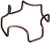 Thirstystone Square Wrought Iron Holder, Bronze