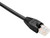 Unirise USA LLC Cat6 Shielded Gigabit Ethernet Patch Cable Utp Black Snagless 3ft