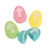 Fun Express - Glitter Cross Easter Eggs for Easter - Party Supplies - Containers  and  Boxes - Plastic Containers - Easter - 12 Pieces
