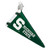 Old World Christmas Michigan State University Spartans Glass Blown Ornaments for Christmas Tree Pennant