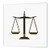 3dRose ht_165572_2 Elegant Black-Gold Scales of Justice-Iron on Heat Transfer Paper for White Material, 6 by 6-Inch