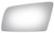 Flat Driver Side Mirror Replacement Glass for 2004-2005 BMW 545I