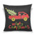 Pillow Cover Merry Christmas Red Car Pillow Case Decorative Square Cushion Covers Throw Pillowcase for Bedroom Living Room Sofa Party 20inch  x 20inch