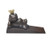 Cast Iron Door Stop - Decorative Rustic Door Stoppers - Stop Your Bedroom, Bath and Exterior Doors 2.5x6.1inch Brown-Crown Frog