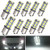 EverBright 10-Pack Extremely Bright White 1156 BA15S 1141 1073 1095 1003 7506 18-SMD LED Car Replacement Interior RV Camper Rear Turn Signal,Back Up,Parking Side Marker Light Bulb DC 12V